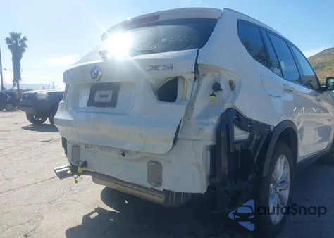 2015 BMW X3 Sdrive28I z USA, uszkodzony, nr VIN 5UXWZ7C55F0M82942